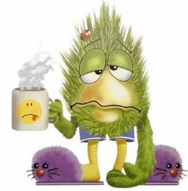 Image result for having a cold cartoon