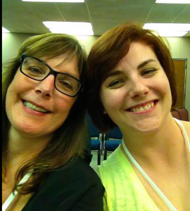 A.M. Hargrove and I - That hair cut still haunts me....